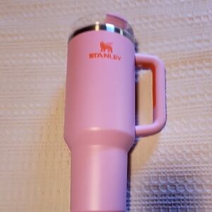 Stanley Light Pink Travel Mug with Handle